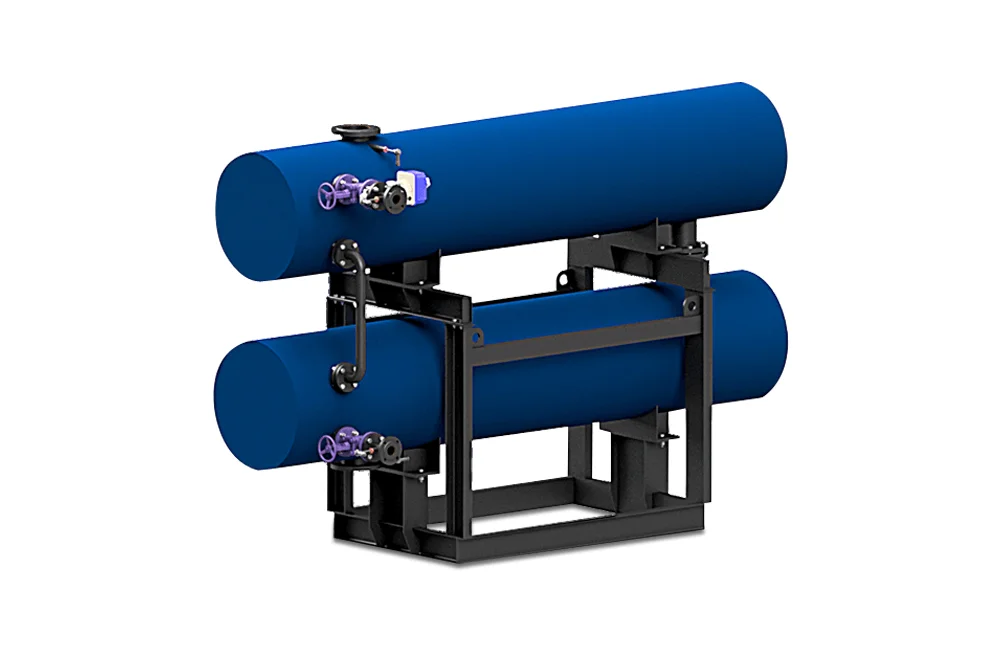 Miat Trading Technologie, blaues Rohrsystem