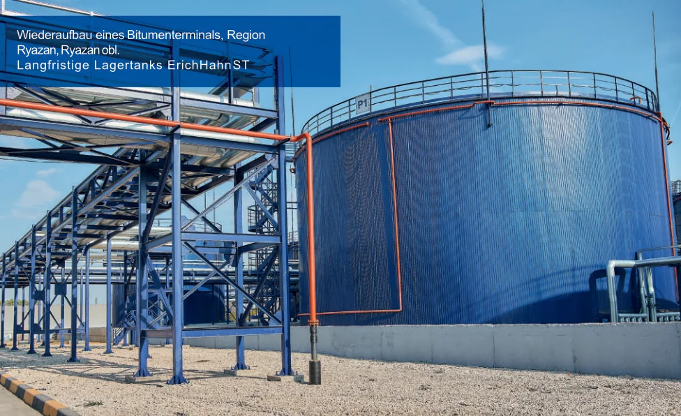 Miat Trading Bitumenterminal in Ryazan Region.