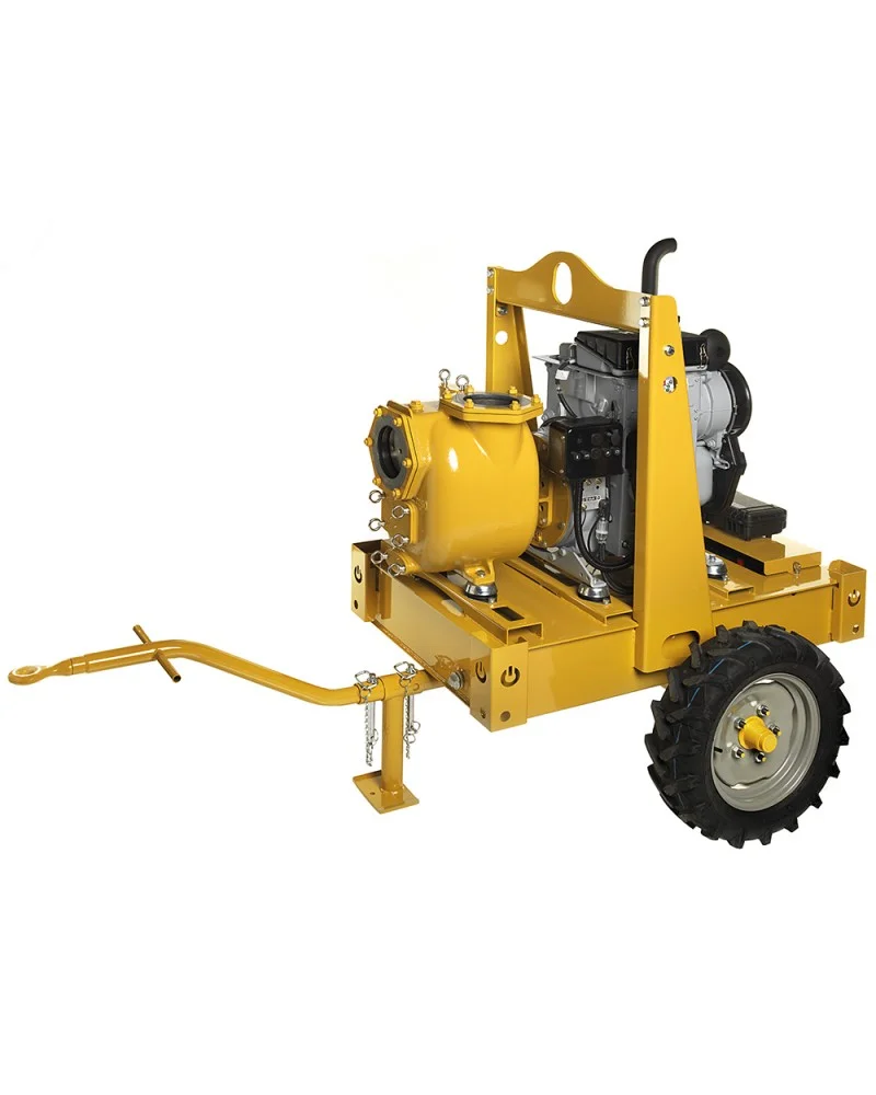 Miat Trading gelbe Industriemaschine auf Rädern